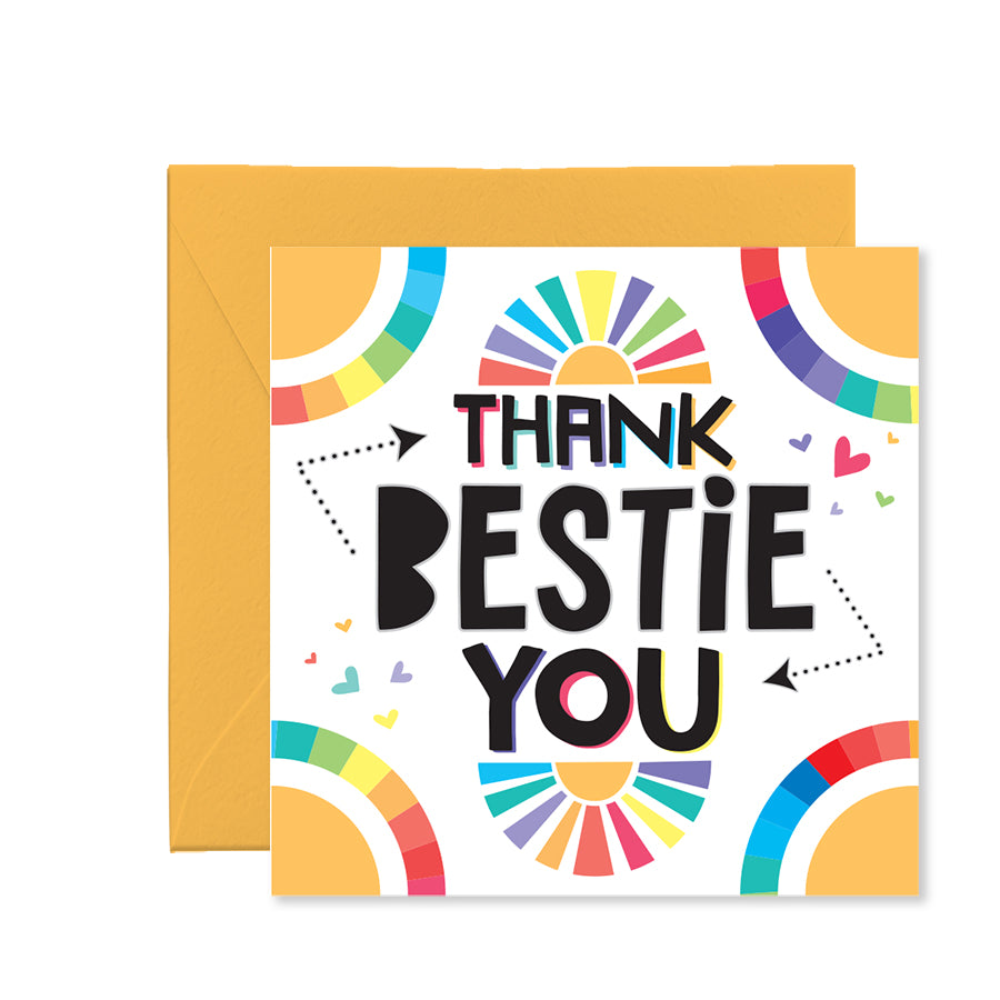 Thank You Bestie Greeting Card