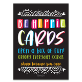 Be Hippie Box Card Set, 5x7 Post Cards Box Set