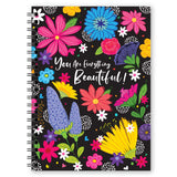 Wildflowers Spiral Notebook with Stickers