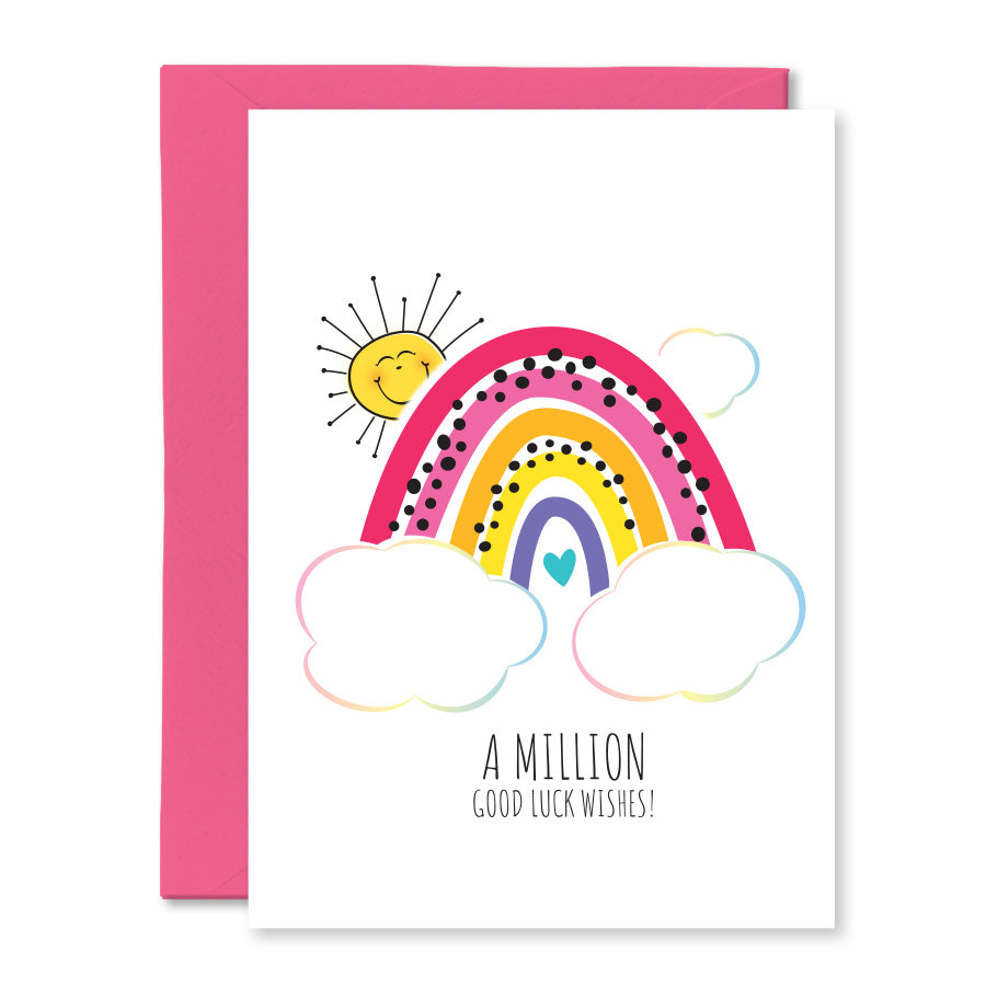 A Million Good Luck Wishes Greeting Card