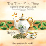 Tea Gift Set | Sencha Green Tea and Herbs Tea Box Set | Happy Box