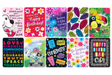 Be Hippie Box Card Set, 5x7 Post Cards Box Set