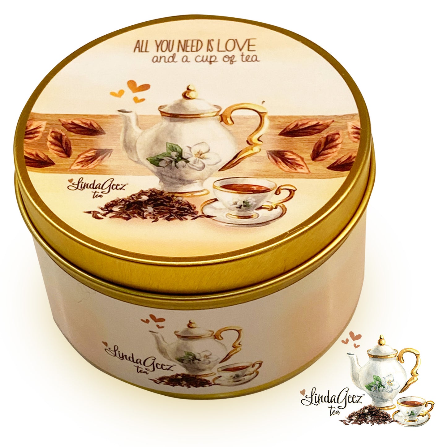 Loose Leaf Tea | Holiday Cherry Black Tea | Whole Leaf Black Tea | Caffeine