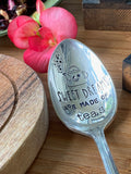 Vintage Hand Stamped Teaspoons | Sweet Dreams are Made of Tea | Silver Plated Vintage Teaspoon