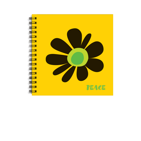 Peace 4inch spiral notebook