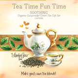 Tea Gift Set | Gunpowder Green Tea and Herbs Tea Box Set | Happy Box