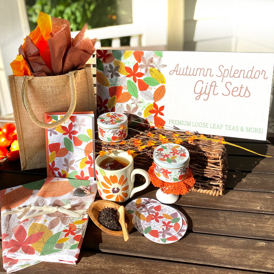 Autumn Gifts | Thanksgiving Gifts | Tea Towels | Tea Gift Sets