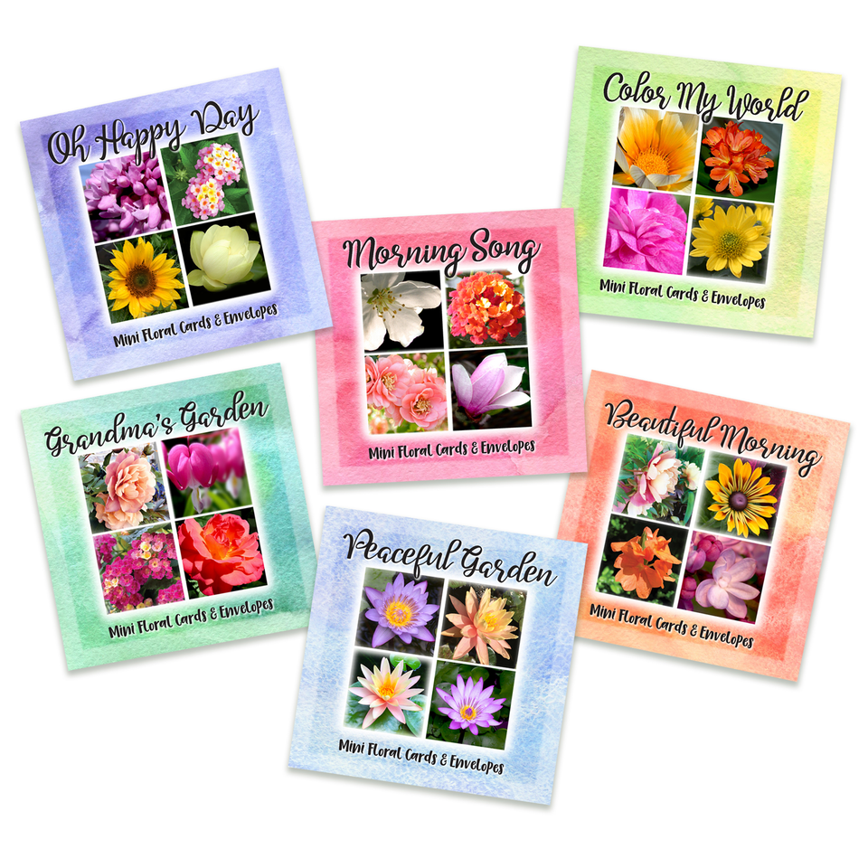 Assorted Mini Card Sets | Floral Mini Cards