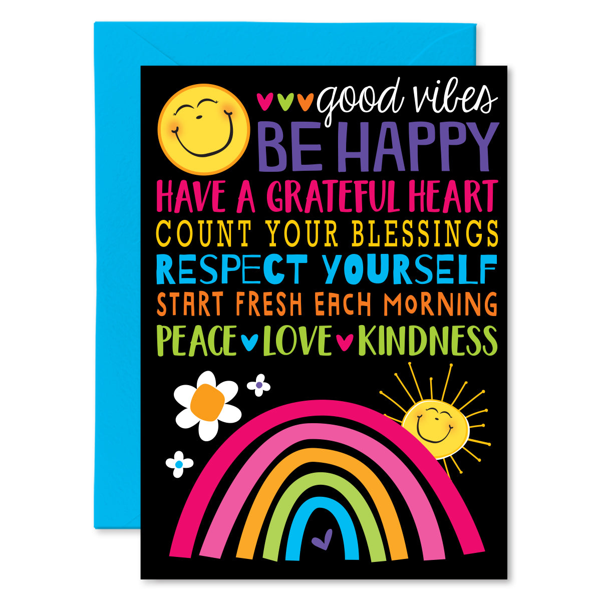 Good Vibes Greeting Card