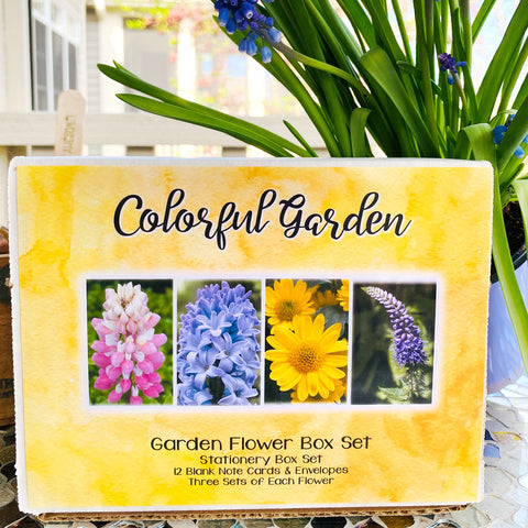 Colorful Garden Assorted Note Card Box Set