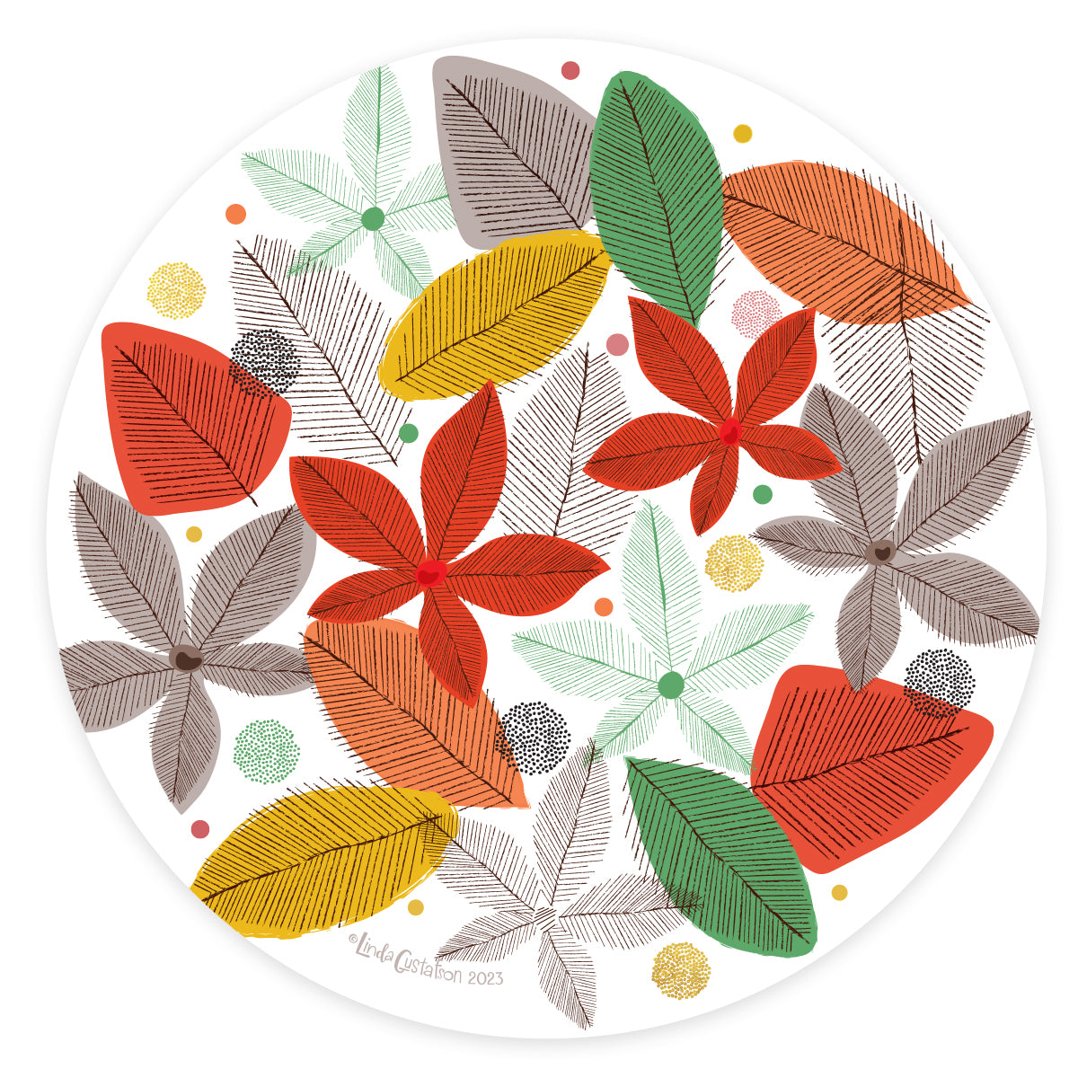 Coaster Set | Autumn Splendor Six Coaster Set