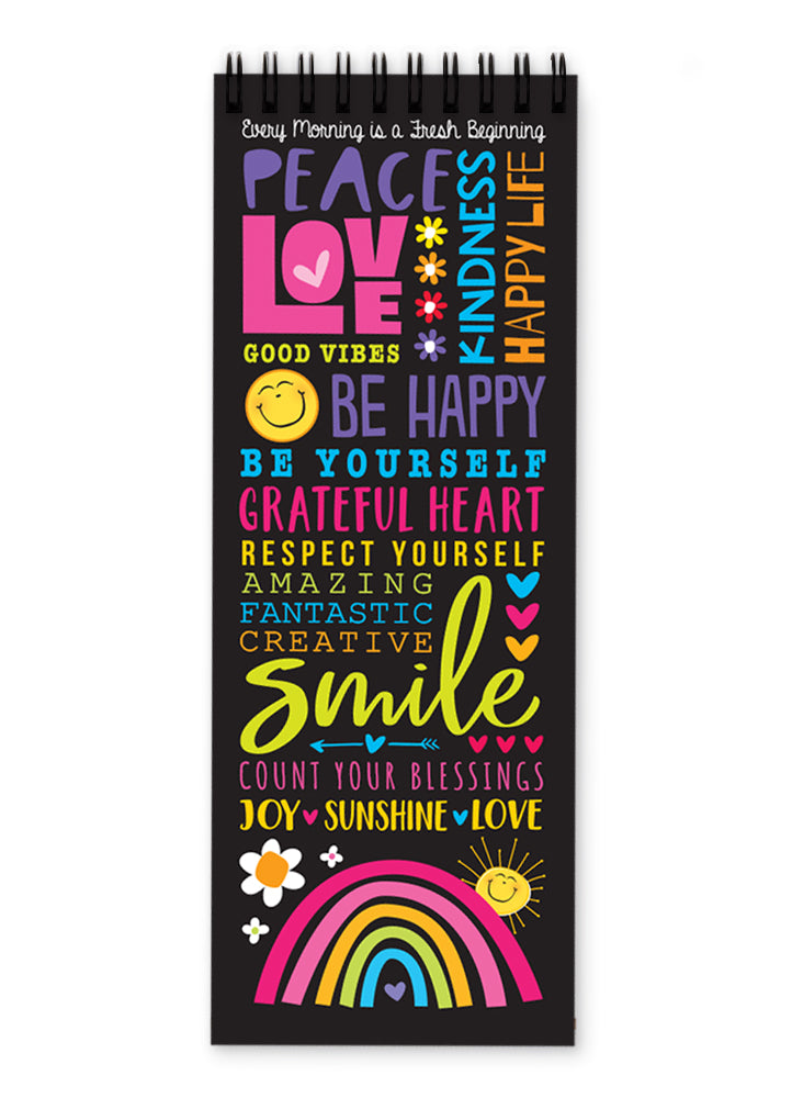 Good Vibes Spiral Notebook with Blank Pages Show Special
