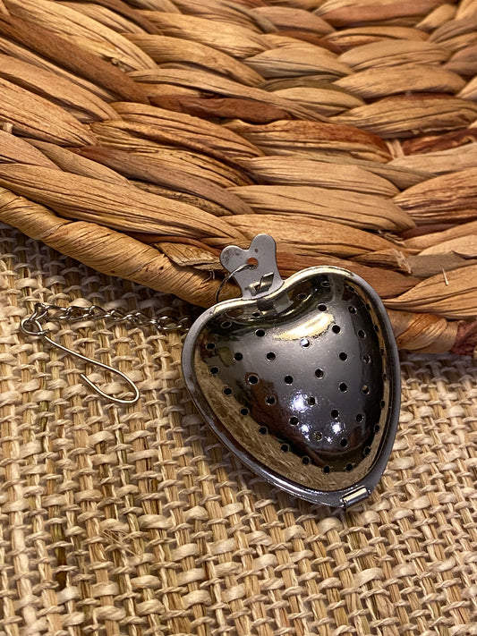 Stainless Steel Mesh Tea Strainer, Heart Shaped Tea Strainer