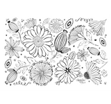 LindaGeez Wildflower Bold Pattern Tissue Paper