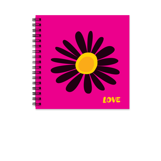 Love Spiral Notebook with Blank Pages