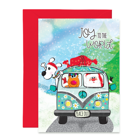 Christmas Greeting Card | Joy to the World Christmas Card