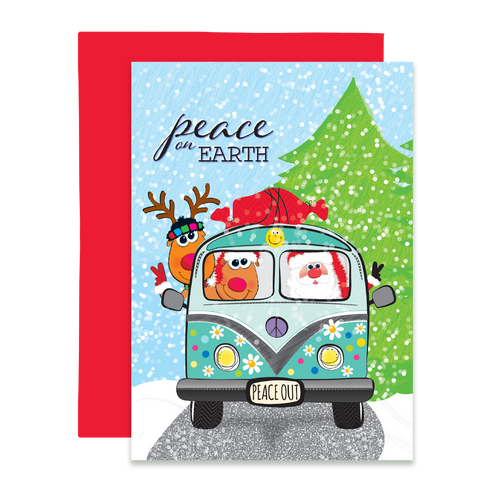 5x7 Christmas Card Peace on Earth