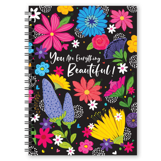 Wildflowers Spiral Notebook with Stickers
