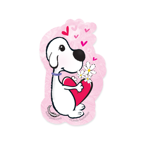 Sweet Lilly the Rescue Dog Sticker