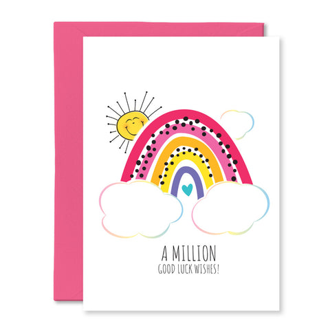A Million Good Luck Wishes Greeting Card