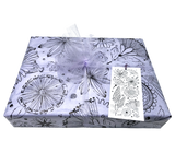 LindaGeez Gift Box with Wildflower and Lavender Tissue Paper
