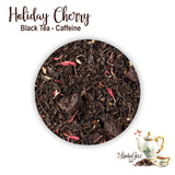 Loose Leaf Tea | Holiday Cherry Black Tea | Whole Leaf Black Tea | Caffeine