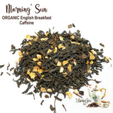 Organic English Breakfast Loose Leaf Tea, Caffeine Black Tea