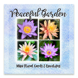 Peaceful Garden Mini Greeting Cards, Mini Cards Bundle