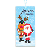 Christmas Gift Tags, Set of 10 Gift Tags, Peace on Earth Gift Tags